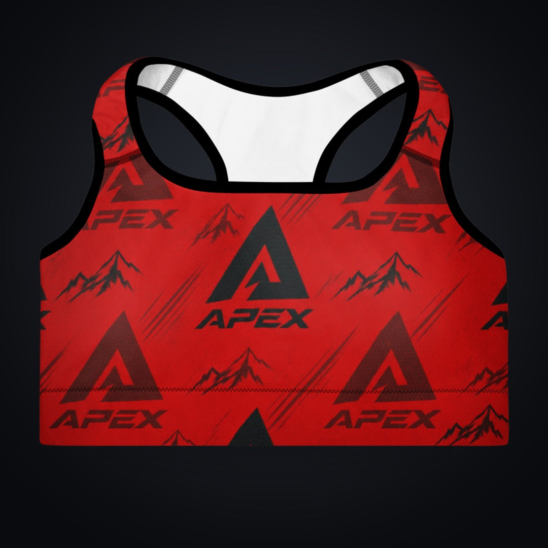 APEX Element Sports Bra – Bold Red
