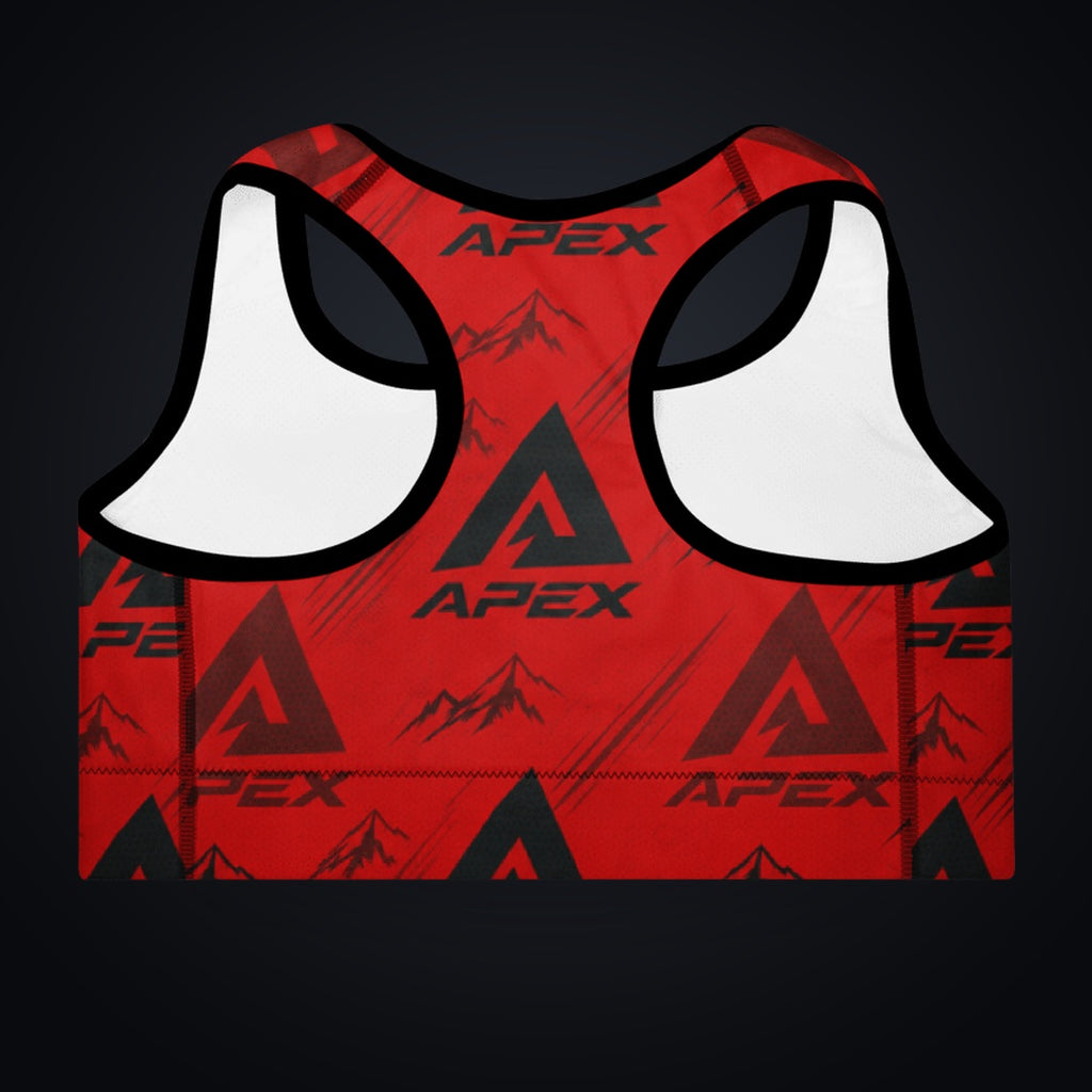 APEX Element Sports Bra – Bold Red