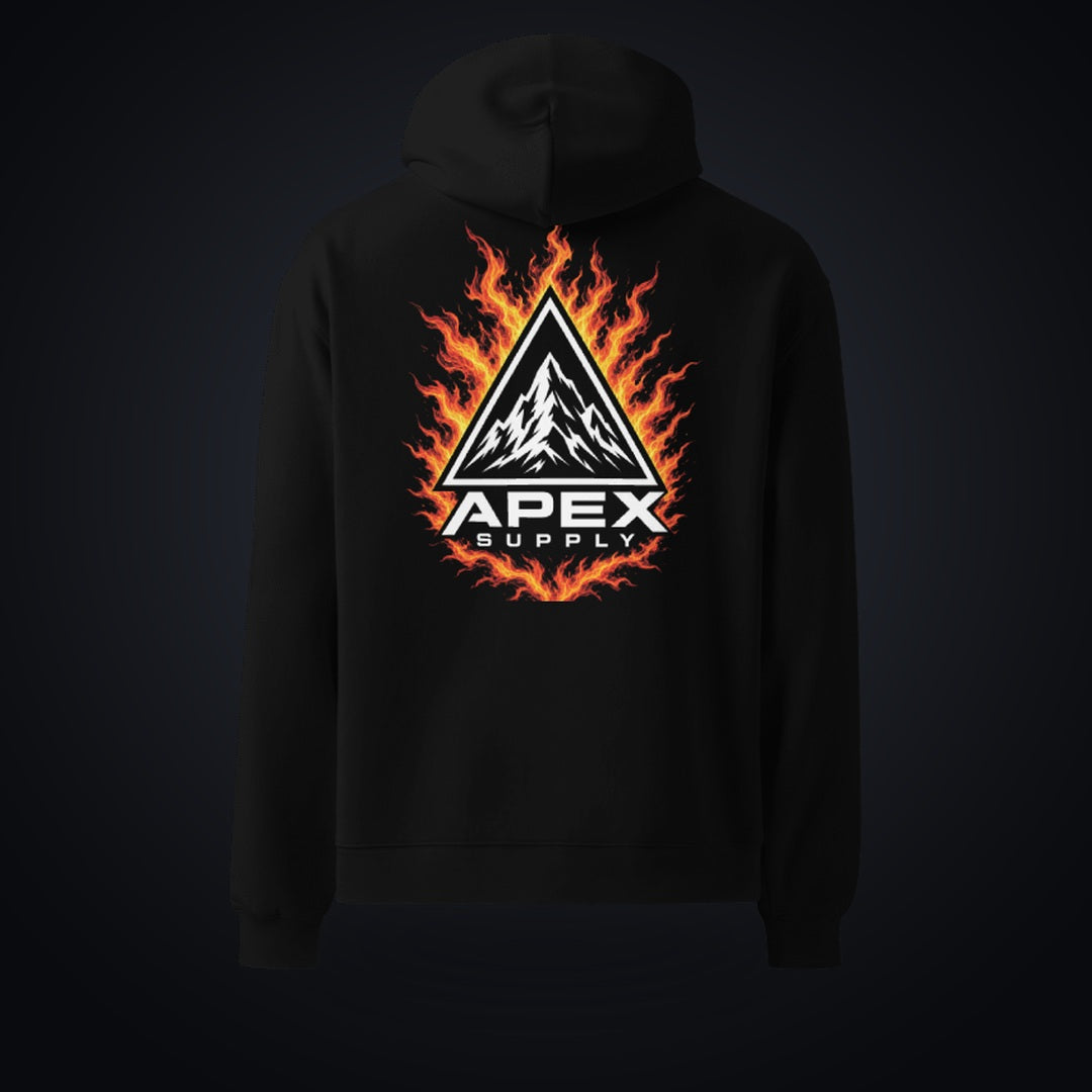 APEX SUPPLY Lightning Hoodie – Fire Red Edition