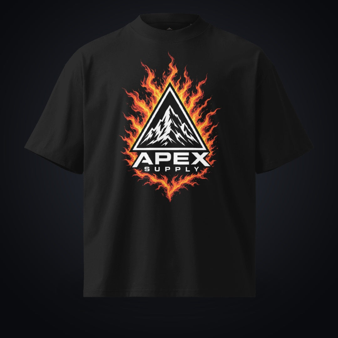 APEX SUPPLY Lightning Tee – Fire Red Edition