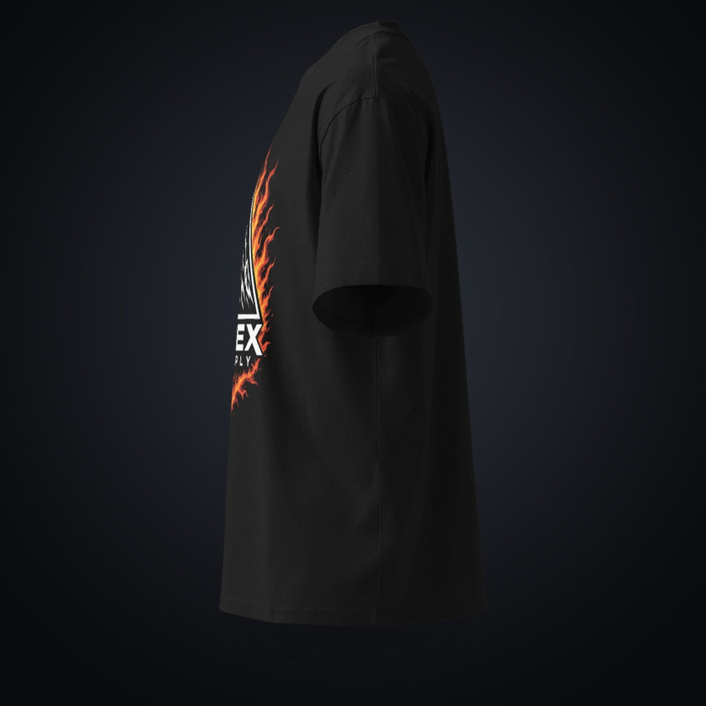 APEX SUPPLY Lightning Tee – Fire Red Edition