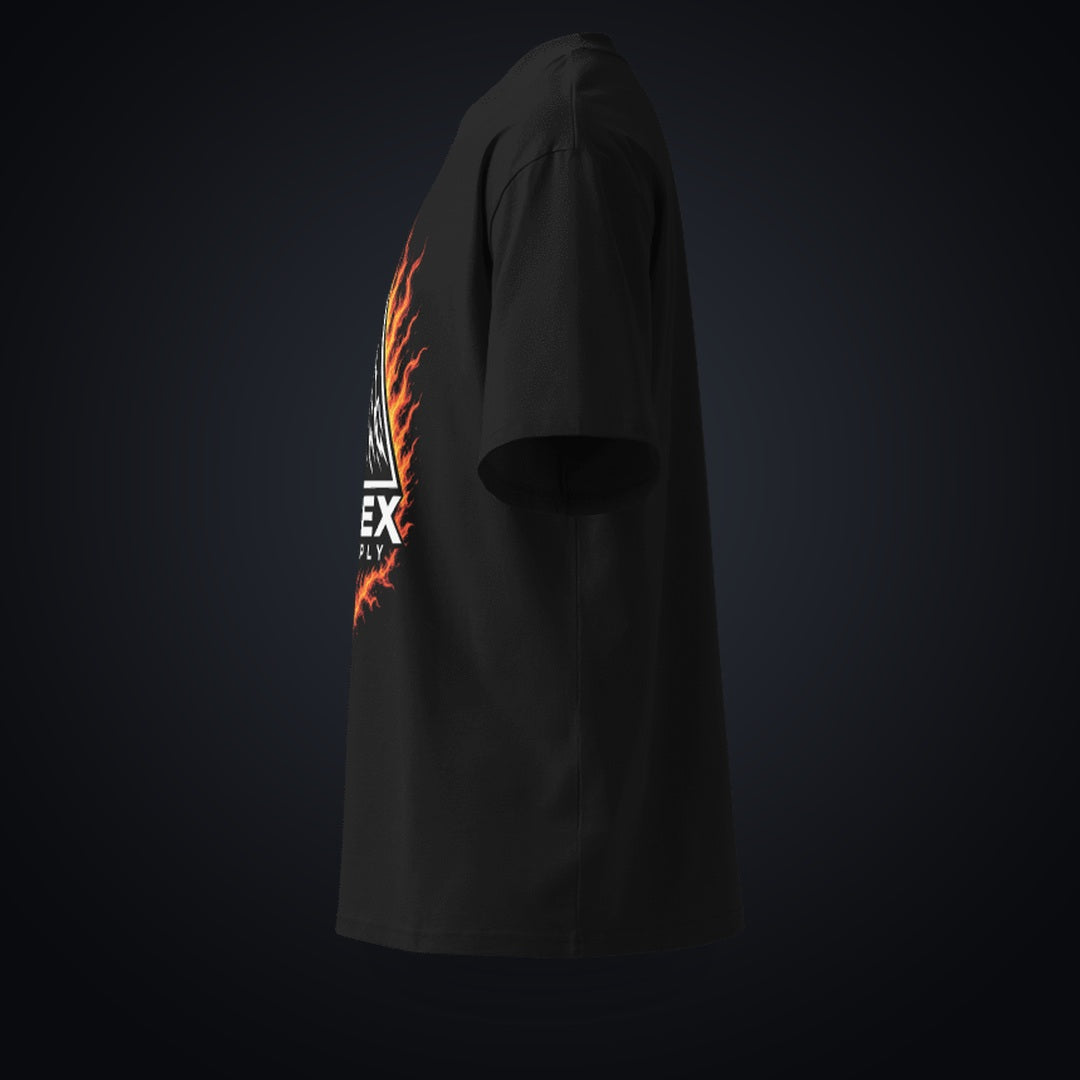APEX SUPPLY Lightning Tee – Fire Red Edition