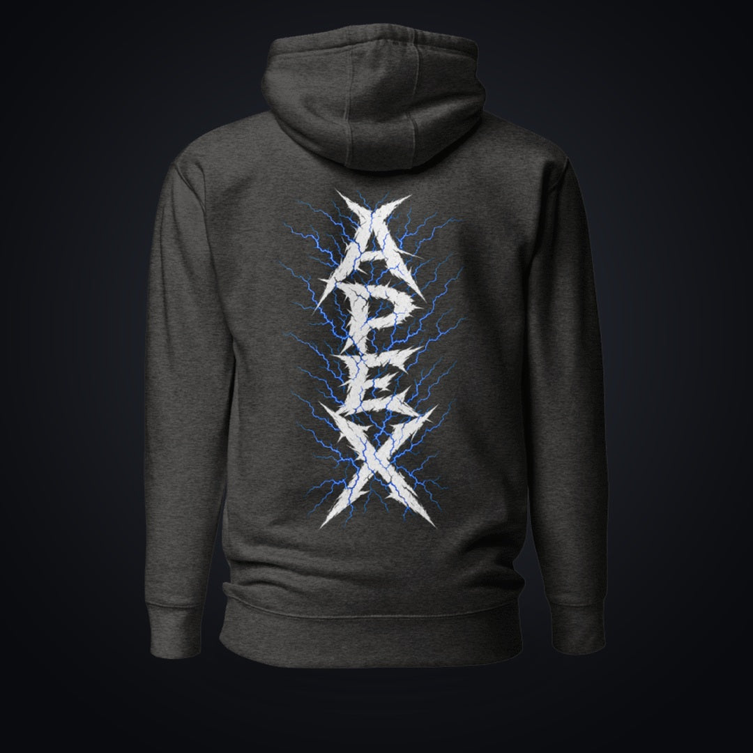 APEX SUPPLY Vintage Oversized Hoodie – Lightning Edition