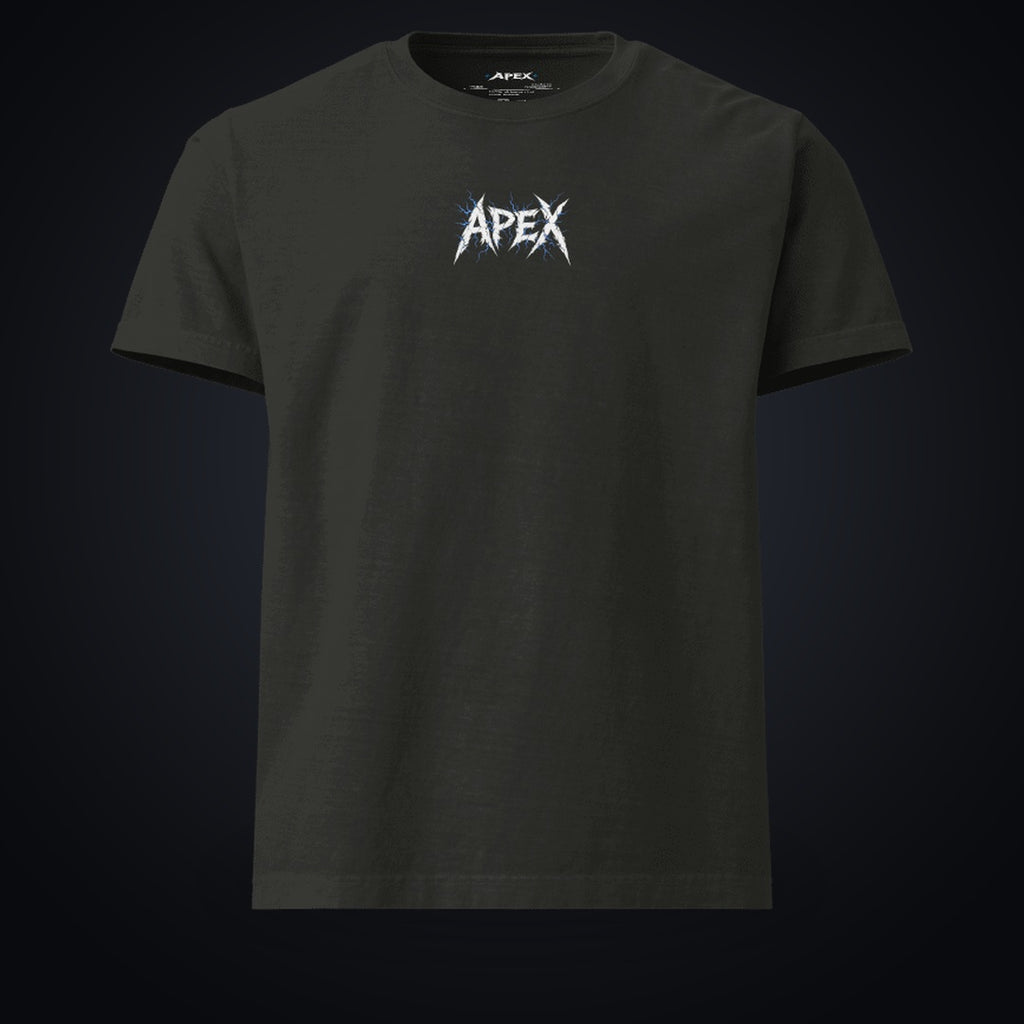 APEX SUPPLY Vintage Oversized Tee – Lightning Edition
