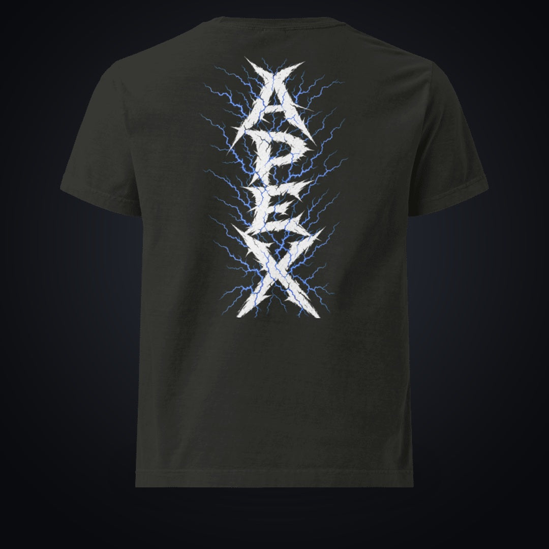 APEX SUPPLY Vintage Oversized Tee – Lightning Edition